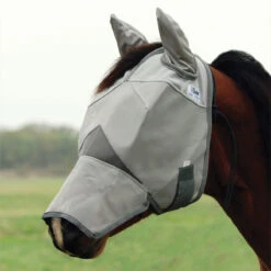 Crusader™ Fly Mask - Long - With Ears 5 Crusader™ Fly Mask - Long - With Ears -Lemieux Store 11210 long w ears