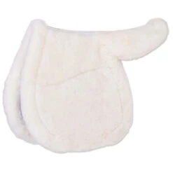Equine Comfort Products Sheepskin Contour Pad 10 Equine Comfort Products Sheepskin Contour Pad -Lemieux Store 14495 cc white bottom