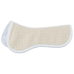 Mattes Correction Quilted Half Pad With Pockets For Shims- All Purpose -Lemieux Store 17332 ap white bottom