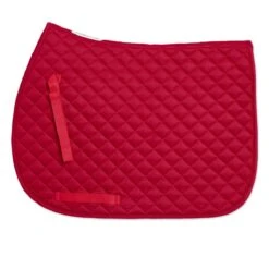 SmartPak Classic Medium Diamond AP Saddle Pad -Lemieux Store 19496 red 1