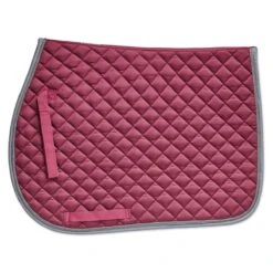 SmartPak Deluxe Medium Diamond AP Saddle Pad -Lemieux Store 19502 merlot charcoal 8975