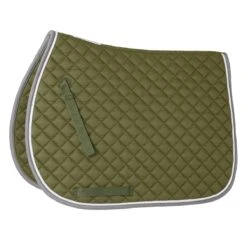 SmartPak Deluxe Medium Diamond AP Saddle Pad -Lemieux Store 19502 oakmosswarmgrey 5914