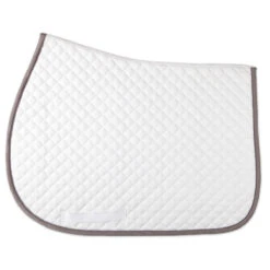 SmartPak Classic Lite White AP Saddle Pad -Lemieux Store 19504 grey silo