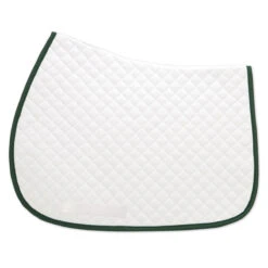 SmartPak Classic Lite White AP Saddle Pad -Lemieux Store 19504 huntertrim