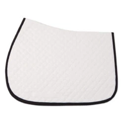 SmartPak Classic Lite White AP Saddle Pad -Lemieux Store 19504 whiteblack