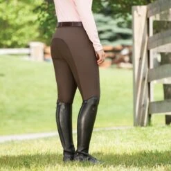 Pikeur Lugana Full Seat Breeches -Lemieux Store 20137pink 17557chocolate 8