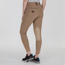 Piper Original Low-Rise Breeches By SmartPak - Knee Patch -Lemieux Store 20947 tanblack 0536