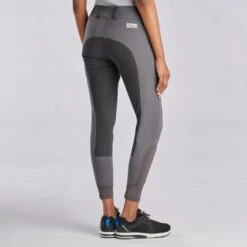 Piper Classic Low-Rise Breeches By SmartPak - Full Seat -Lemieux Store 22487 charcoal 7488