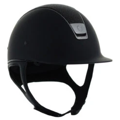 Samshield Shadowmatt Crystal Fabric Top Helmet -Lemieux Store 22555 black5crystal silo