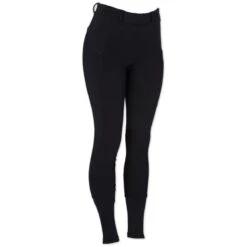 Kerrits Sit Tight Windpro Knee Patch Breech -Lemieux Store 23285 black frontright