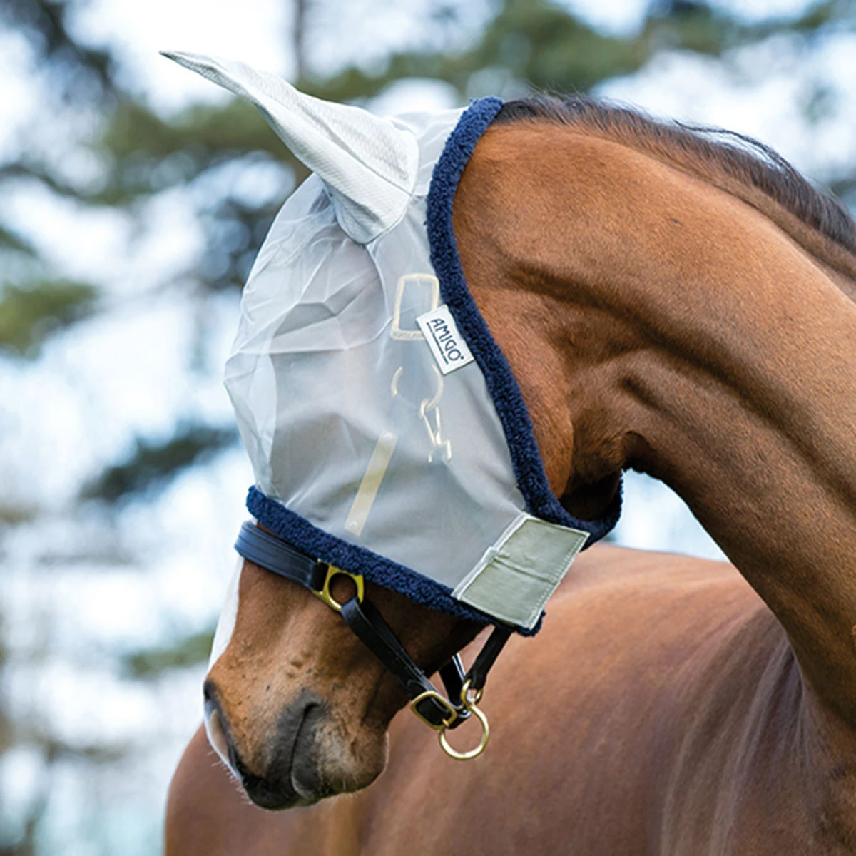 Horseware Ireland Amigo® Fine Mesh Fly Mask W/ Ears 1 Horseware Ireland Amigo® Fine Mesh Fly Mask W/ Ears
