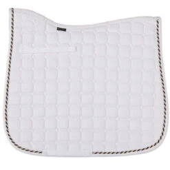 SmartPak Deluxe Octagon & Diamond Dressage Saddle Pad 15 SmartPak Deluxe Octagon & Diamond Dressage Saddle Pad -Lemieux Store 24136 whitenavytaupe copy