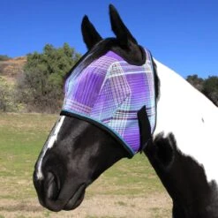 Kensington Fly Mask Without Ears 10 Kensington Fly Mask Without Ears -Lemieux Store 24188 lavendermint