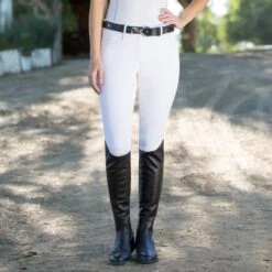 Hadley Mid-Rise Breeches By SmartPak - Full Seat - Clearance! 28 Hadley Mid-Rise Breeches By SmartPak - Full Seat - Clearance! -Lemieux Store 24690 white model 1