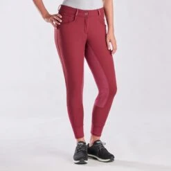 Piper Winter Softshell Breeches By SmartPak - Full Seat - Clearance! -Lemieux Store 24846 merlot 8392