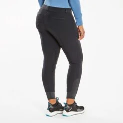 Piper Winter Softshell Breeches By SmartPak - Knee Patch -Lemieux Store 24847 black 8117