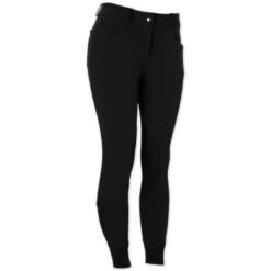 Piper Winter Softshell Breeches By SmartPak - Knee Patch - Clearance! -Lemieux Store 24847 black frontright