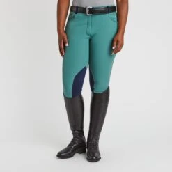 Piper Winter Softshell Breeches By SmartPak - Knee Patch - Clearance! -Lemieux Store 24847 jade 1