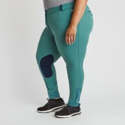 Piper Winter Softshell Breeches By SmartPak - Knee Patch - Clearance! -Lemieux Store 24847 jade 2