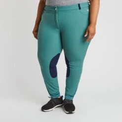 Piper Winter Softshell Breeches By SmartPak - Knee Patch - Clearance! -Lemieux Store 24847 jade 3