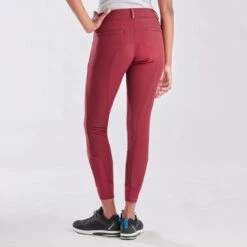 Piper Winter Softshell Breeches By SmartPak - Knee Patch - Clearance! -Lemieux Store 24847 merlot 8574