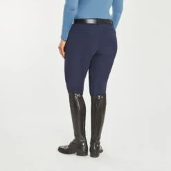 Piper Winter Softshell Breeches By SmartPak - Knee Patch -Lemieux Store 24847 navy 2