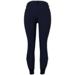 Piper Winter Softshell Breeches By SmartPak - Knee Patch - Clearance! -Lemieux Store 24847 navy back