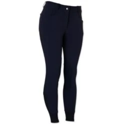 Piper Winter Softshell Breeches By SmartPak - Knee Patch - Clearance! -Lemieux Store 24847 navy frontright