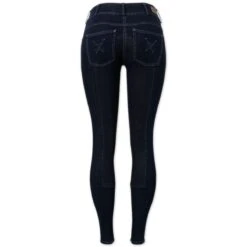 Goode Rider Vogue Denim Full Seat Breech -Lemieux Store 24893 blueblack back