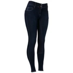 Goode Rider Vogue Denim Full Seat Breech -Lemieux Store 24893 blueblack frontright