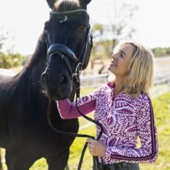 Kastel Signature 1/4 Zip Sun Shirt - Clearance! -Lemieux Store 25122 springfoliageberry l1