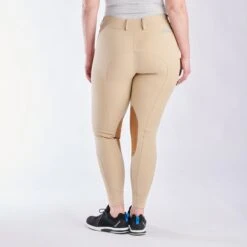 Piper Classic Show Low-Rise Breeches By SmartPak - Knee Patch -Lemieux Store 25633 tan tan patch 3331