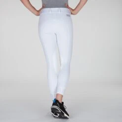 Piper Classic Show Low-Rise Breeches By SmartPak - Knee Patch -Lemieux Store 25633 white bom 1660
