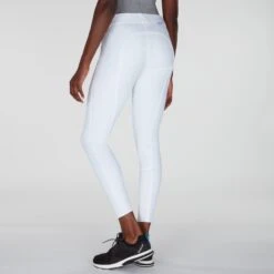 Horze Grand Prix Silicone Grip Full Seat Breech -Lemieux Store 26193 white bom 0699