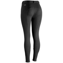 Horze Active Silicone Grip Full Seat Breeches -Lemieux Store 26195 black