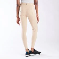 Horze Active Silicone Grip Full Seat Breeches -Lemieux Store 26195 tan bom 2395
