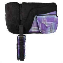 Kensington Fleece Bareback Pad With Pockets -Lemieux Store 26649 lavendermint 1
