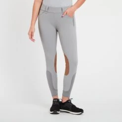 Piper Tan Patch Low-Rise Side Zip Breeches By SmartPak -Lemieux Store 27140 warmgreytan 3
