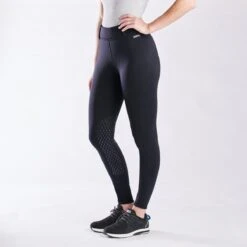 Kerrits Powerstretch Pocket Tight II Winter Knee Patch -Lemieux Store 27316 black 5317