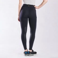 Kerrits Powerstretch Pocket Tight II Winter Knee Patch -Lemieux Store 27316 black 5319