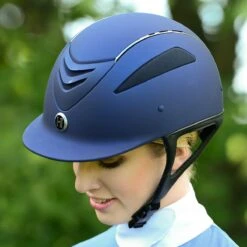 One K Defender Chrome Stripe Helmet -Lemieux Store 27331 navymatte l2