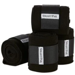 SmartPak Pony Polo Wraps- Pack Of 4 -Lemieux Store 27979 black