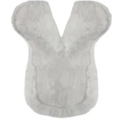 Total Saddle Fit Six Point Wither Freedom Sheepskin Half Pad -Lemieux Store 28184 white bottom