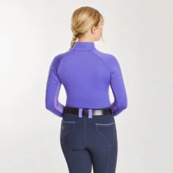 Piper SmartCore™ Long Sleeve ¼ Zip Sun Shirt- Clearance! -Lemieux Store 29332 darkiris 2