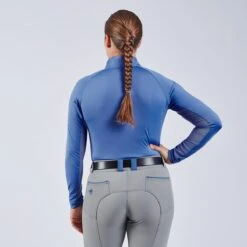 Piper SmartCore™ Long Sleeve ¼ Zip Sun Shirt- Clearance! -Lemieux Store 29332 darkperiwinkle 2