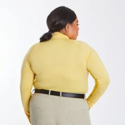 Piper SmartCore™ Long Sleeve ¼ Zip Sun Shirt- Clearance! -Lemieux Store 29332 lemon 25403