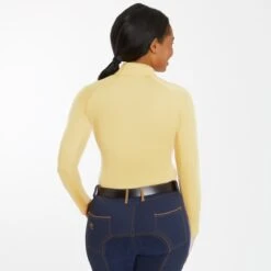 Piper SmartCore™ Long Sleeve ¼ Zip Sun Shirt- Clearance! -Lemieux Store 29332 lemonyellow 4316