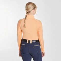 Piper SmartCore™ Long Sleeve ¼ Zip Sun Shirt- Clearance! -Lemieux Store 29332 melon 2