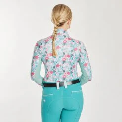 Piper SmartCore™ Long Sleeve ¼ Zip Sun Shirt- Clearance! -Lemieux Store 29332 multifloral 2