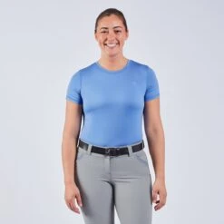 Piper SmartCore™ Short Sleeve Crew Neck Sun Shirt - Clearance! -Lemieux Store 31291 darkperiwinkle 1691